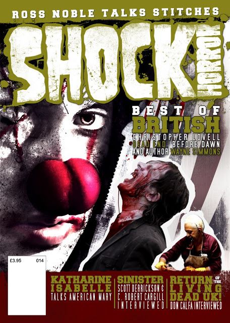 SHOCK HORROR magazine side cover Issue 14  