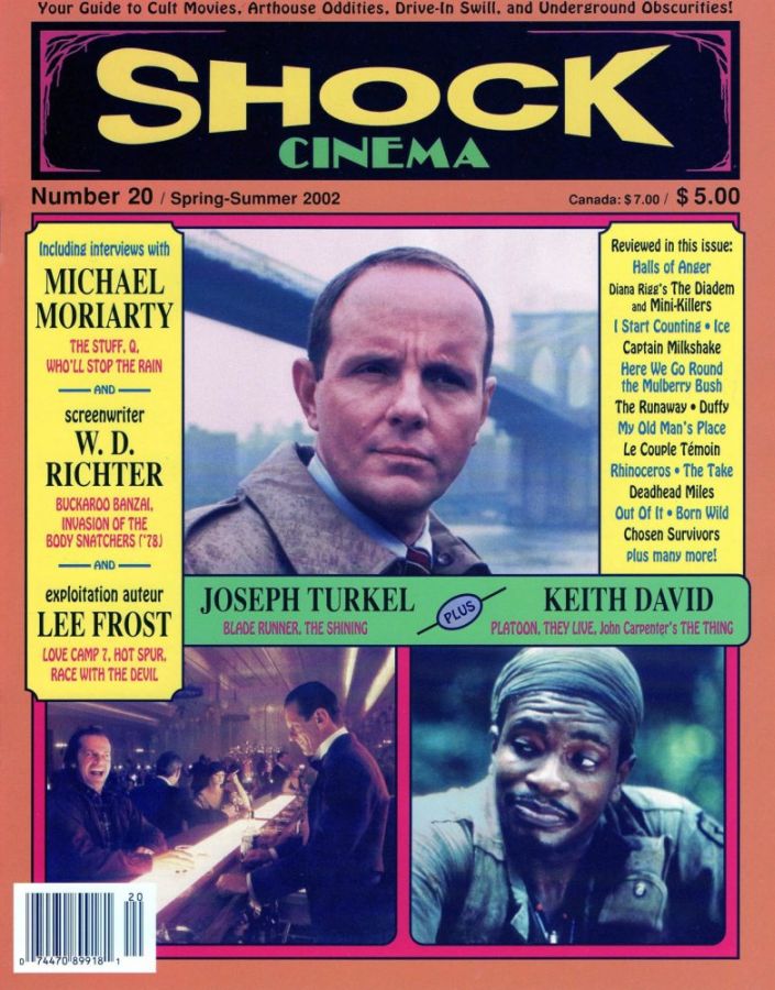 SHOCK CINEMA magazine cover Issue 20 Spring/Summer 2002