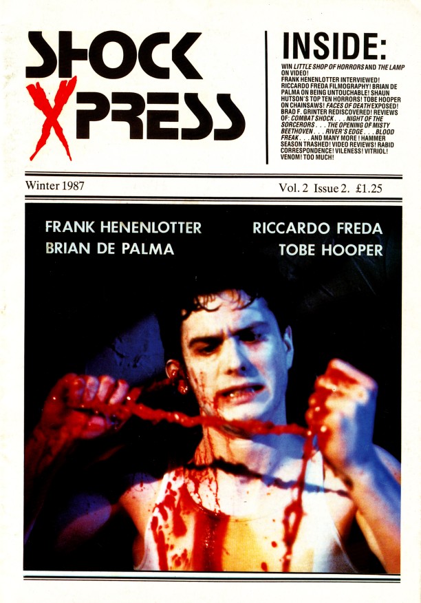 SHOCK XPRESS magazine cover Issue 8   Vol 2 # 2 Winter 1987