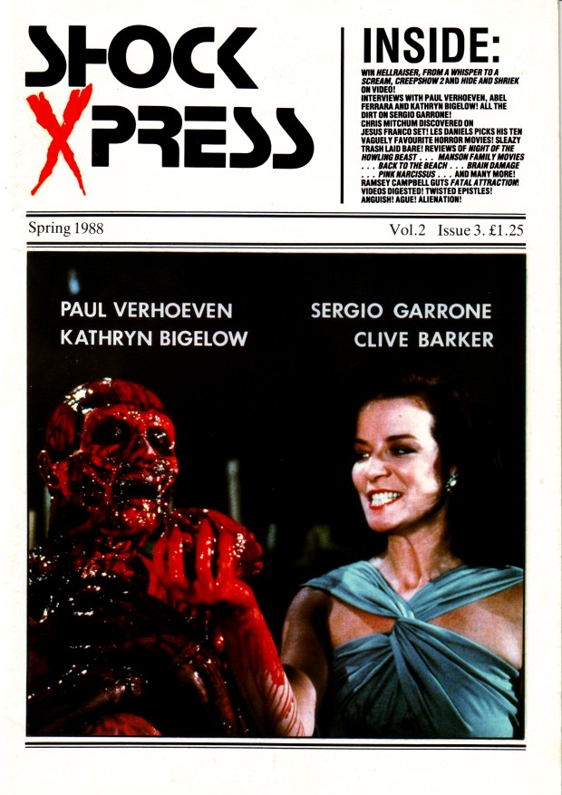 SHOCK XPRESS magazine cover Issue 9   Vol 2 # 3 Spring 1988