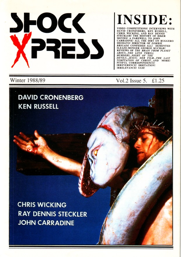 SHOCK XPRESS magazine cover Issue 11   Vol 2 # 5 Winter 1988