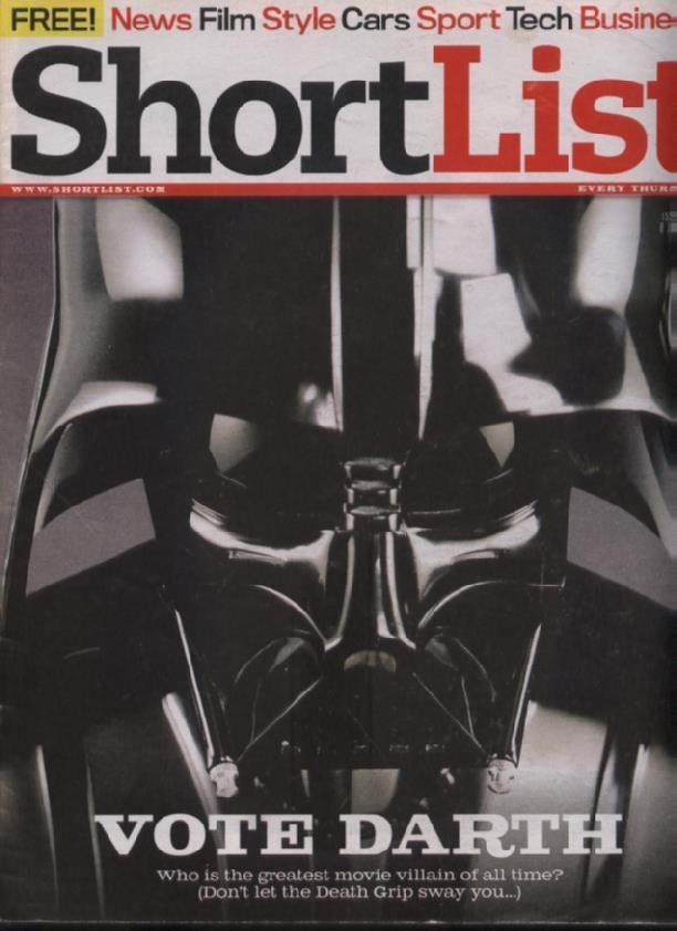 SHORTLIST magazine side cover Issue 135 8 July 2010