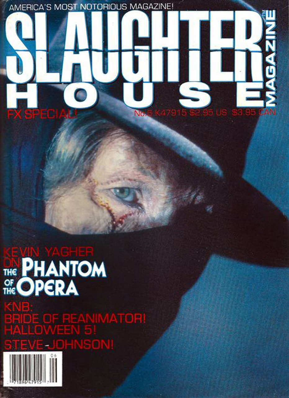 SLAUGHTERHOUSE magazine side cover Issue 6  Not published   