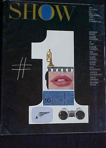 SHOW (60s-70s) magazine cover Issue 1 October 1961