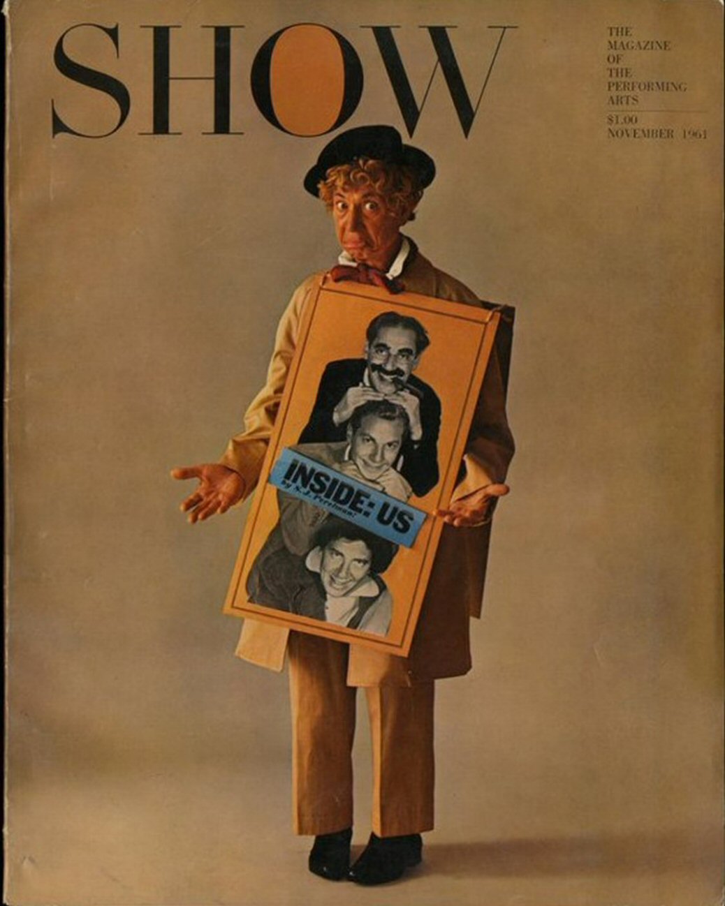 SHOW (60s-70s) magazine cover Issue 2 November 1961