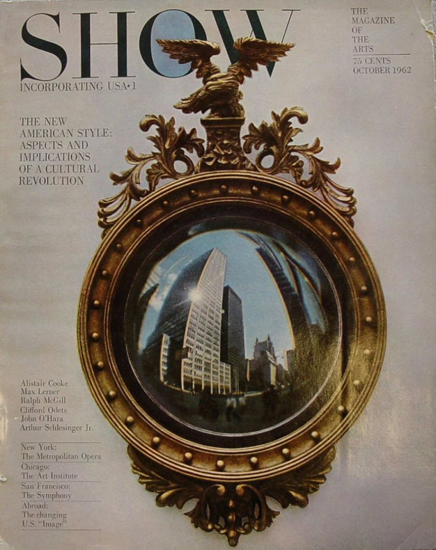 SHOW (60s-70s) magazine cover October 1962