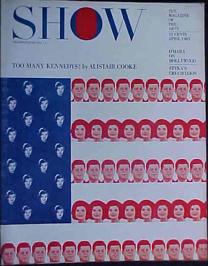 SHOW (60s-70s) magazine cover April 1963