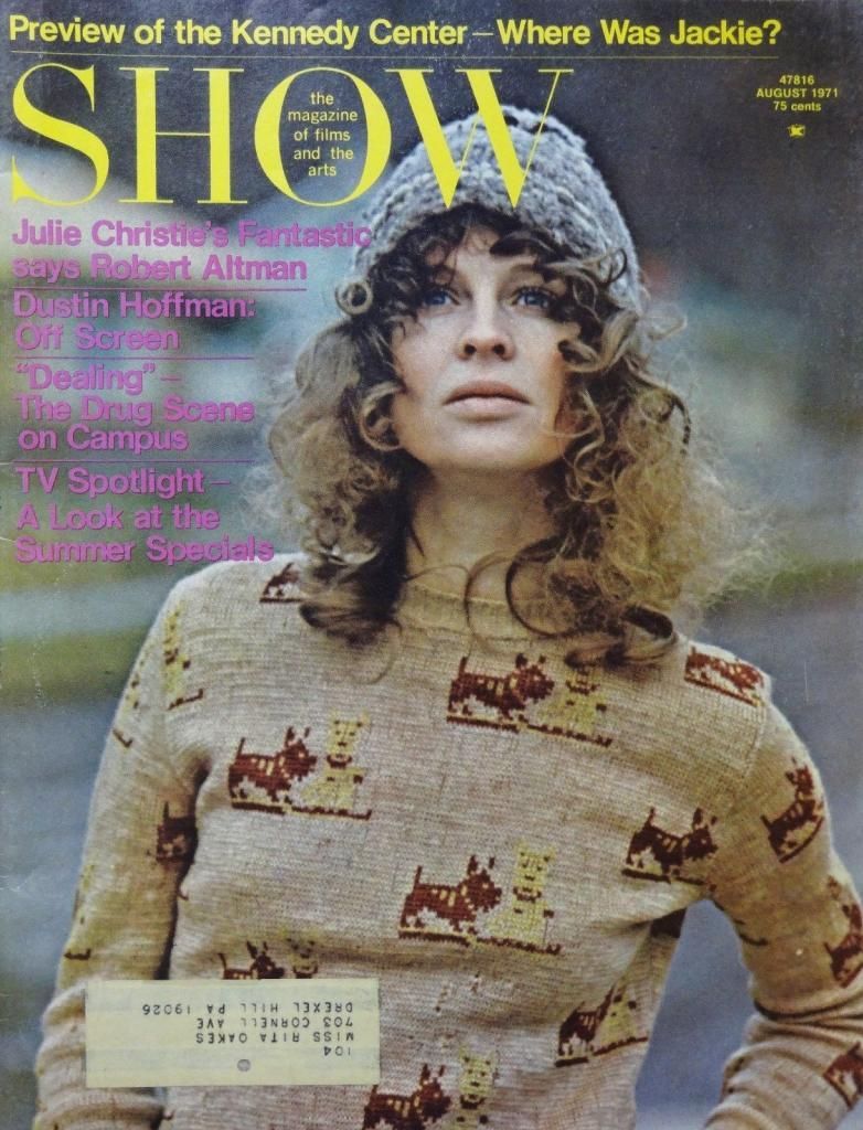 SHOW (60s-70s) magazine cover August 1971
