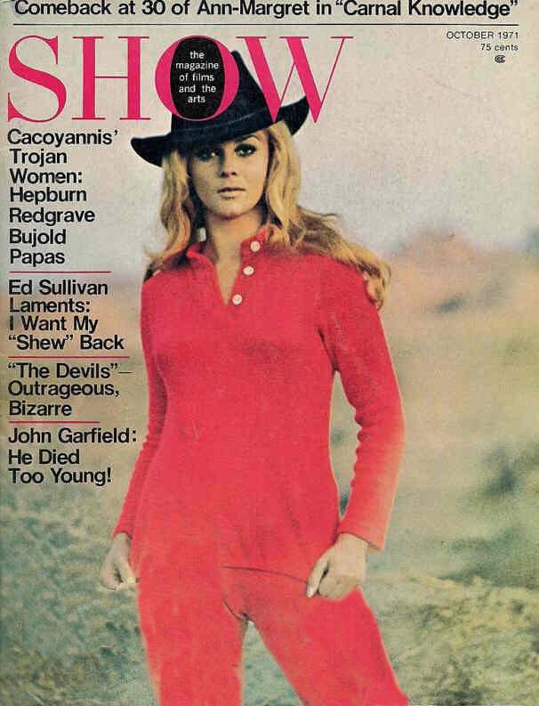 SHOW (60s-70s) magazine cover October 1971