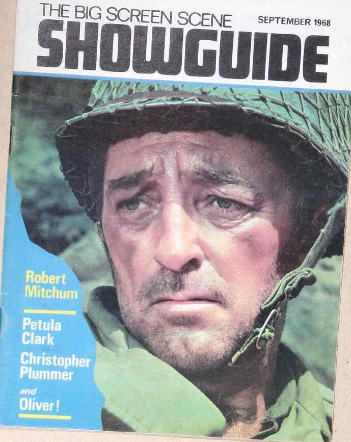 SHOWGUIDE magazine cover September 1968