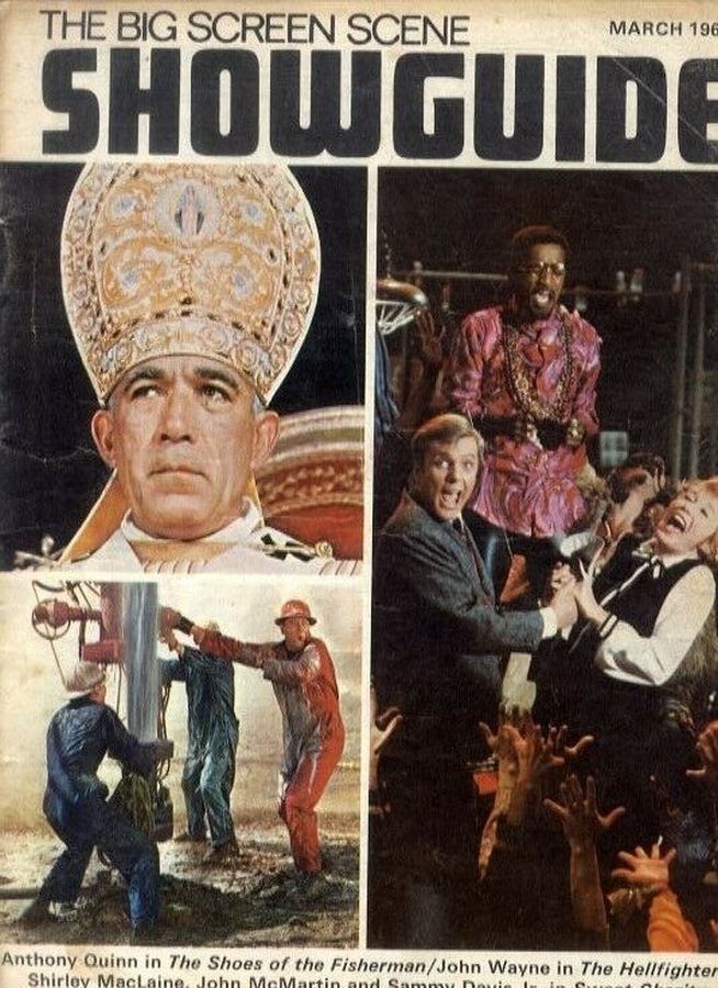 SHOWGUIDE magazine cover March 1969