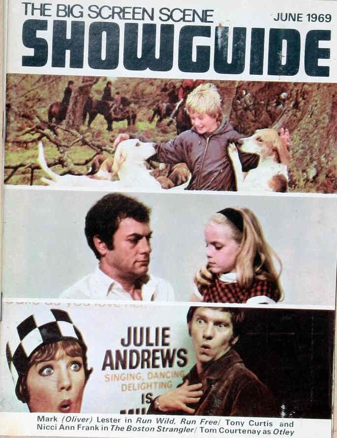 SHOWGUIDE magazine side cover June 1969