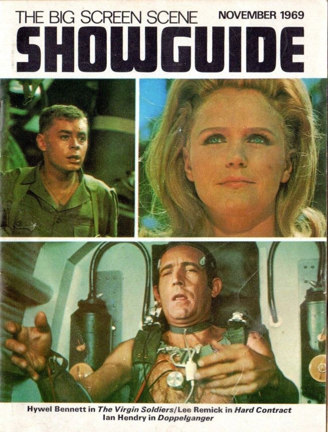 SHOWGUIDE magazine side cover November 1969