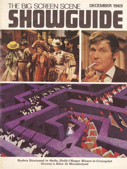 SHOWGUIDE magazine cover December 1969