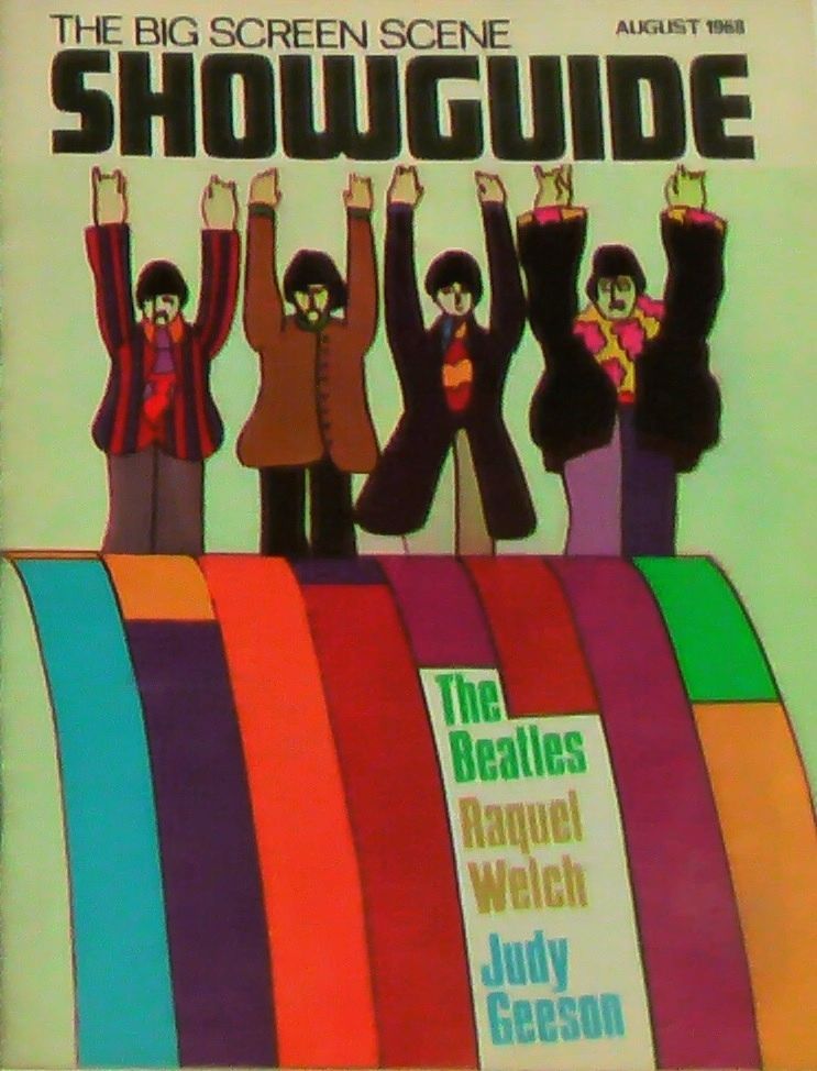 SHOWGUIDE magazine cover August 1968