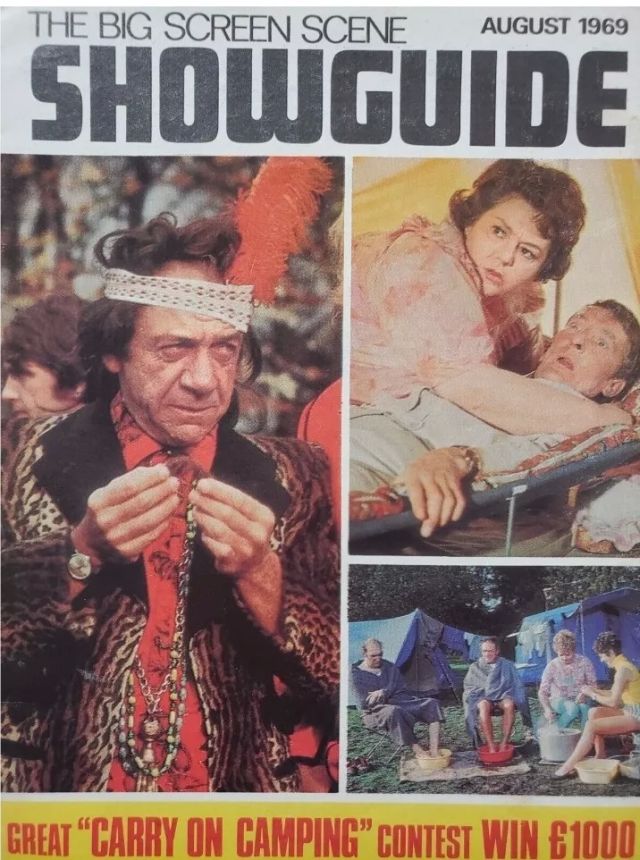 SHOWGUIDE magazine side cover August 1969