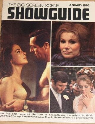 SHOWGUIDE magazine cover January 1970