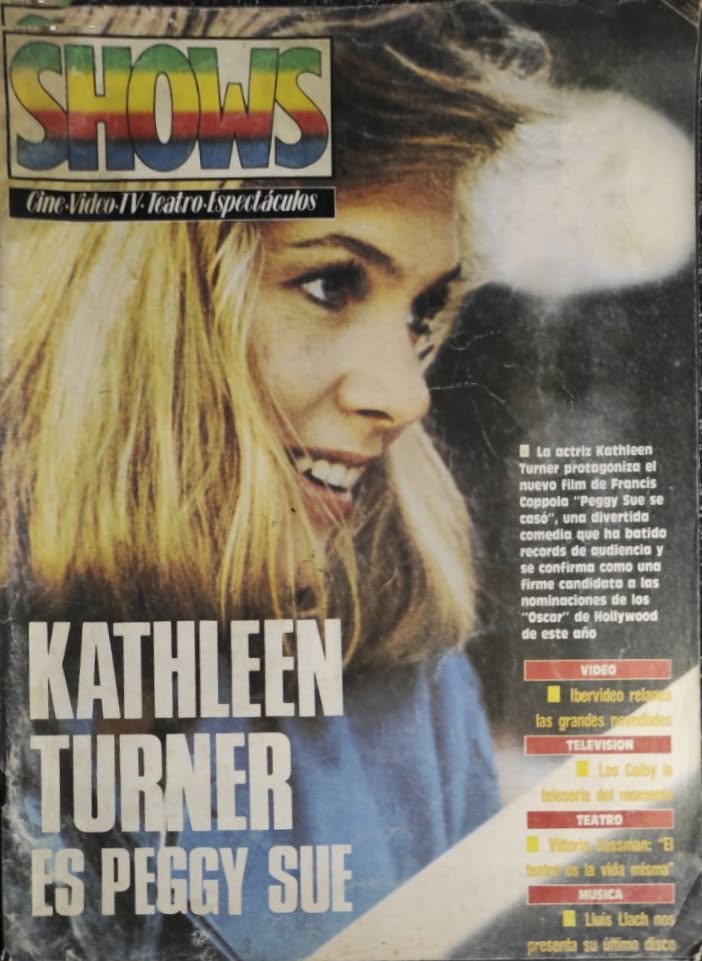 SHOWS magazine side cover Issue 16  February 1987