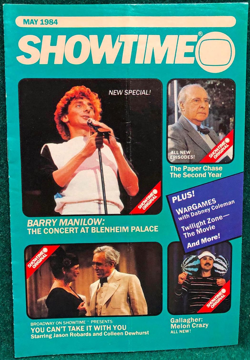 SHOWTIME (USA) magazine cover  May 1984