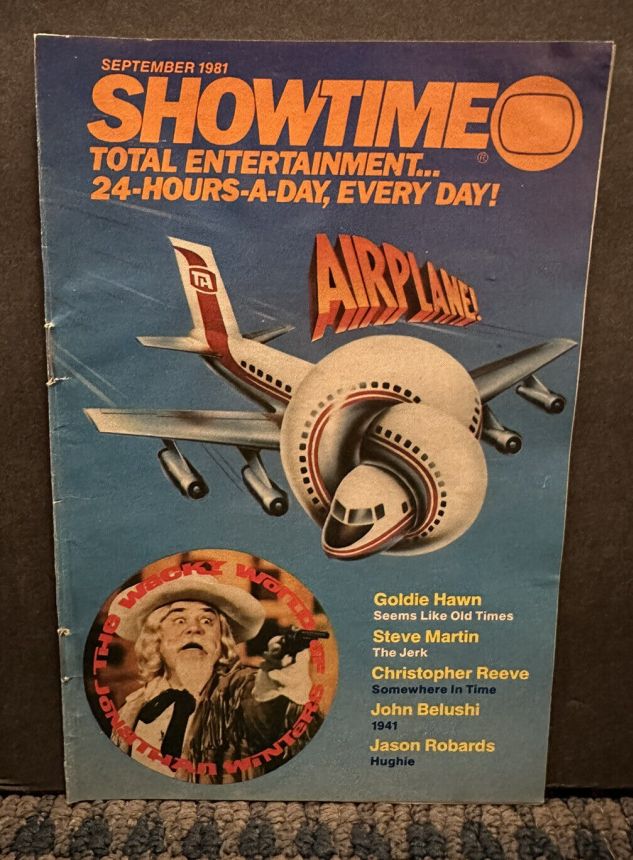 SHOWTIME (USA) magazine side cover  September 1981