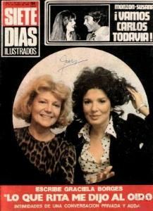 SIETE DIAS magazine side cover January 1976