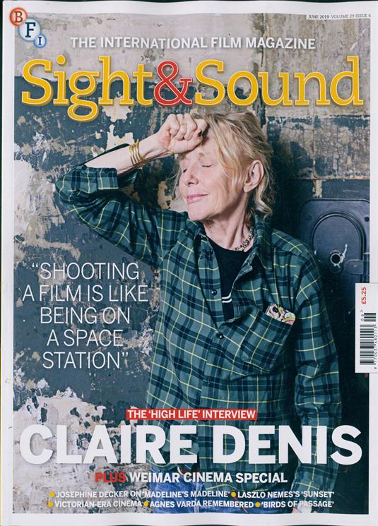 SIGHT AND SOUND magazine cover  June 2019