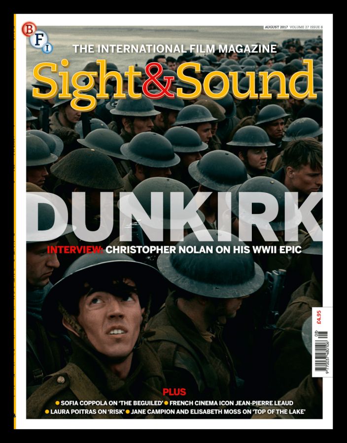 SIGHT AND SOUND magazine side cover August 2017