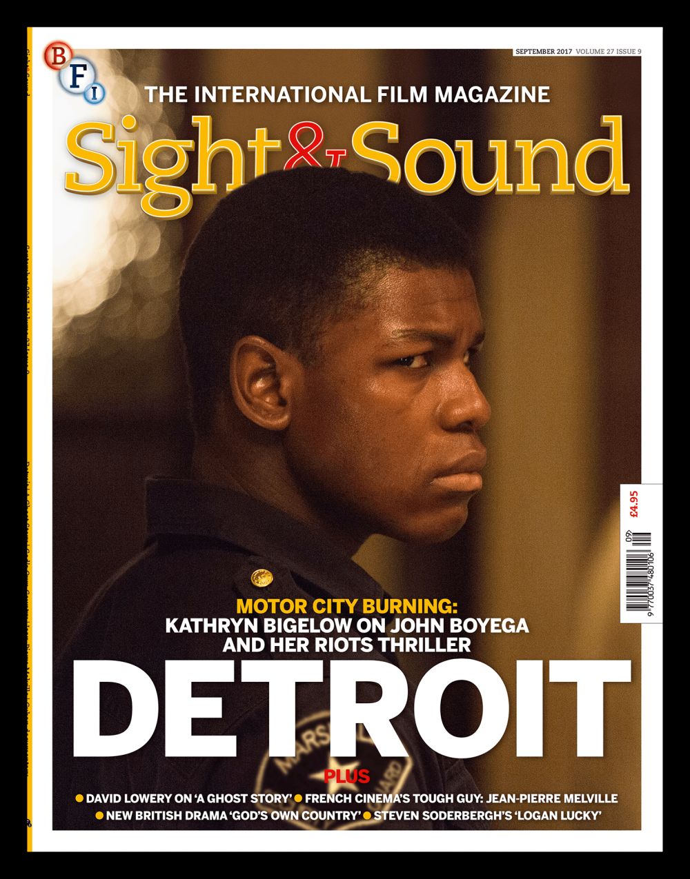 SIGHT AND SOUND magazine cover  September 2017
