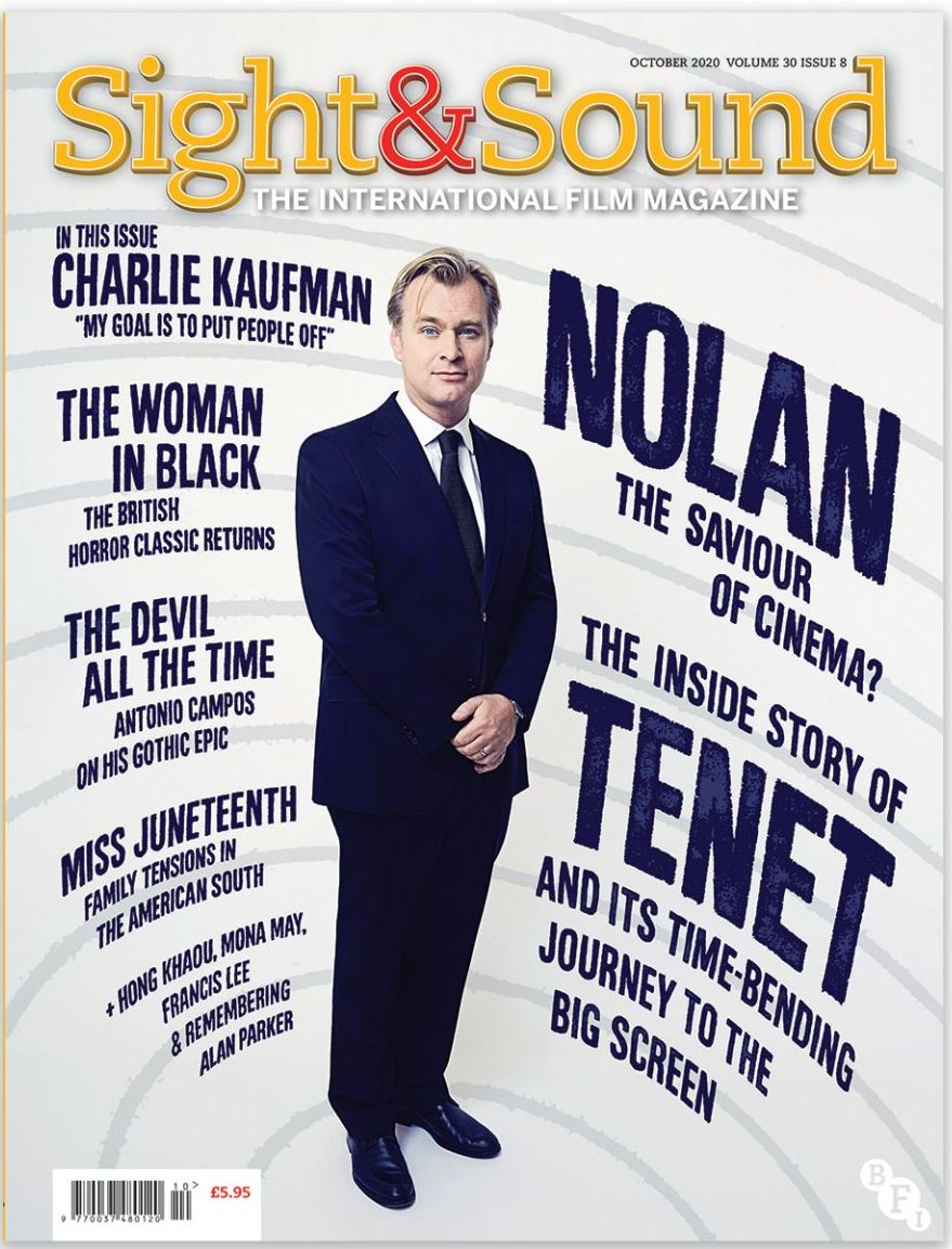 SIGHT AND SOUND magazine side cover  Vol 30 No  8  October 2020