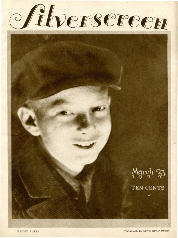 SILVERSCREEN magazine cover Issue 1 23 March 1922