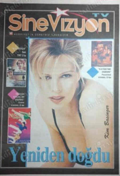 SINEVIZYON magazine side cover Issue 2   2000