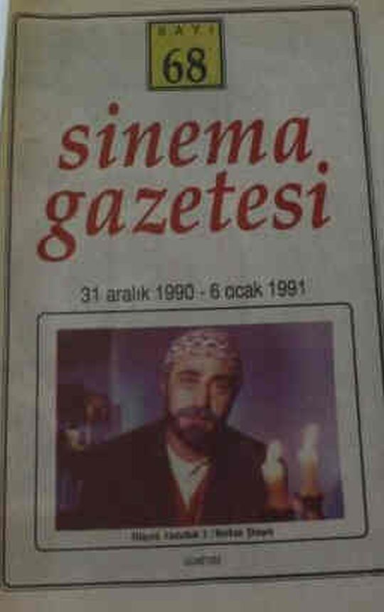 SINEMA GAZETESI (1990S) magazine cover Issue 68 31 December 1990