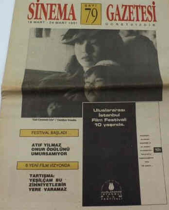 SINEMA GAZETESI (1990S) magazine cover Issue 79 18 March 1991