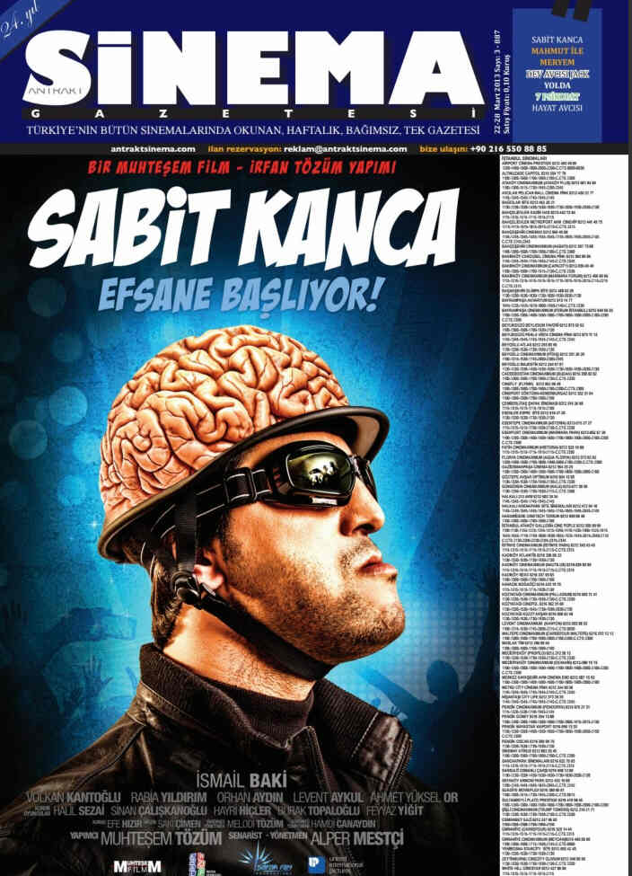 ANTRAKT SINEMA GAZETESI magazine cover Issue 3 22 March 2013
