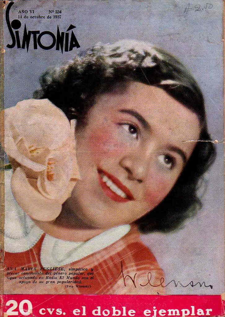 SINTONIA magazine cover 14 October 1937