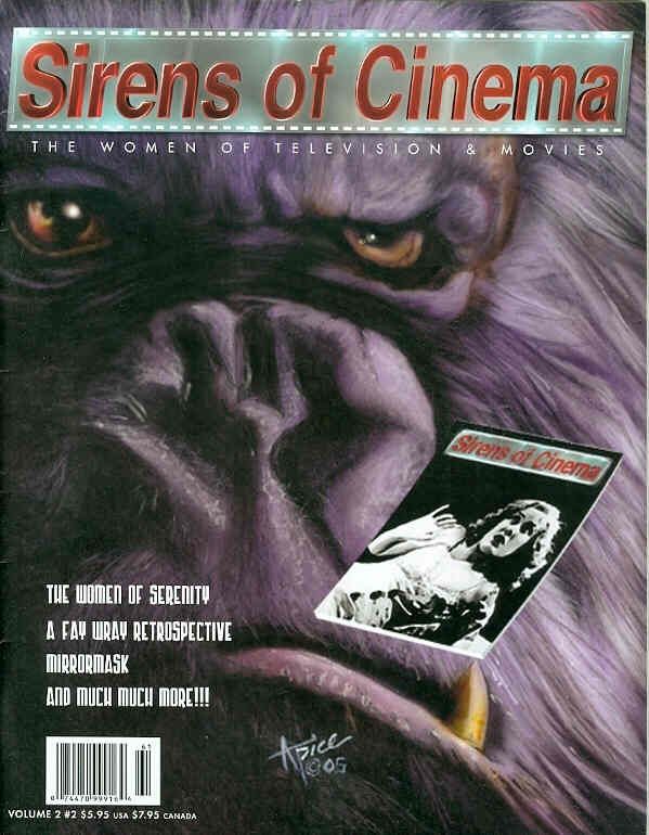 SIRENS OF CINEMA magazine side cover Issue 10  Vol 2 # 2  2005
