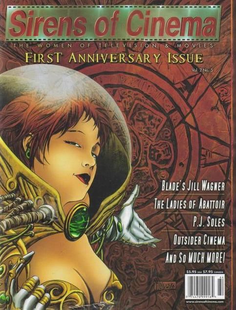 SIRENS OF CINEMA magazine side cover Issue 13  Vol 2 # 5  2006
