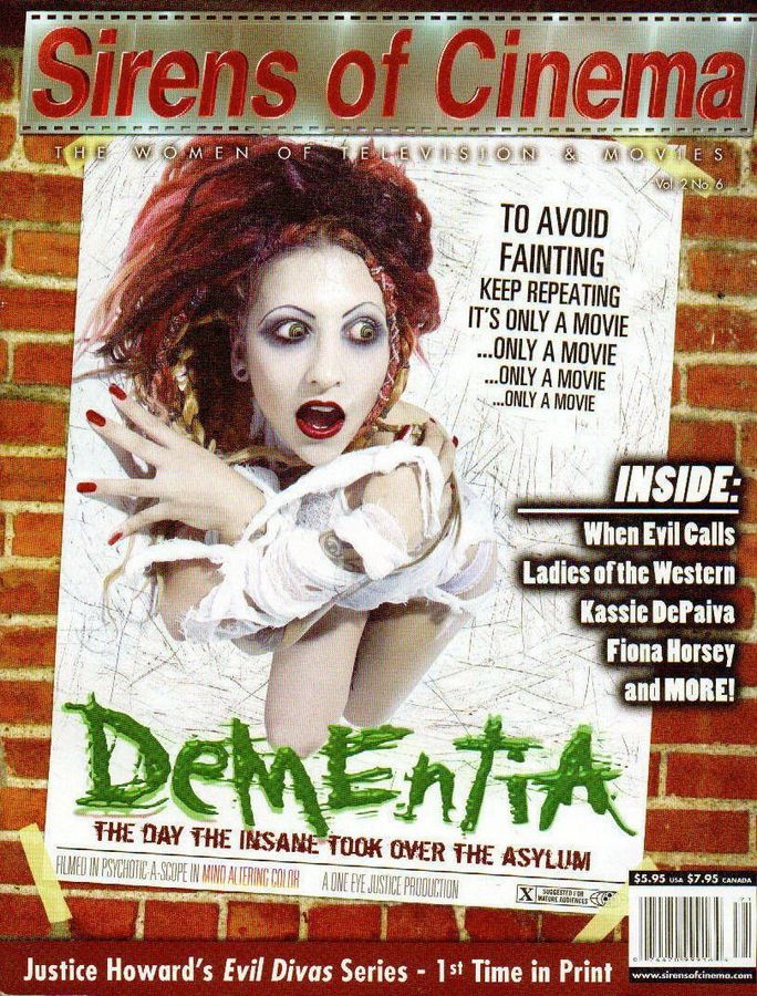 SIRENS OF CINEMA magazine side cover Issue 14  Vol 2 # 6  2006
