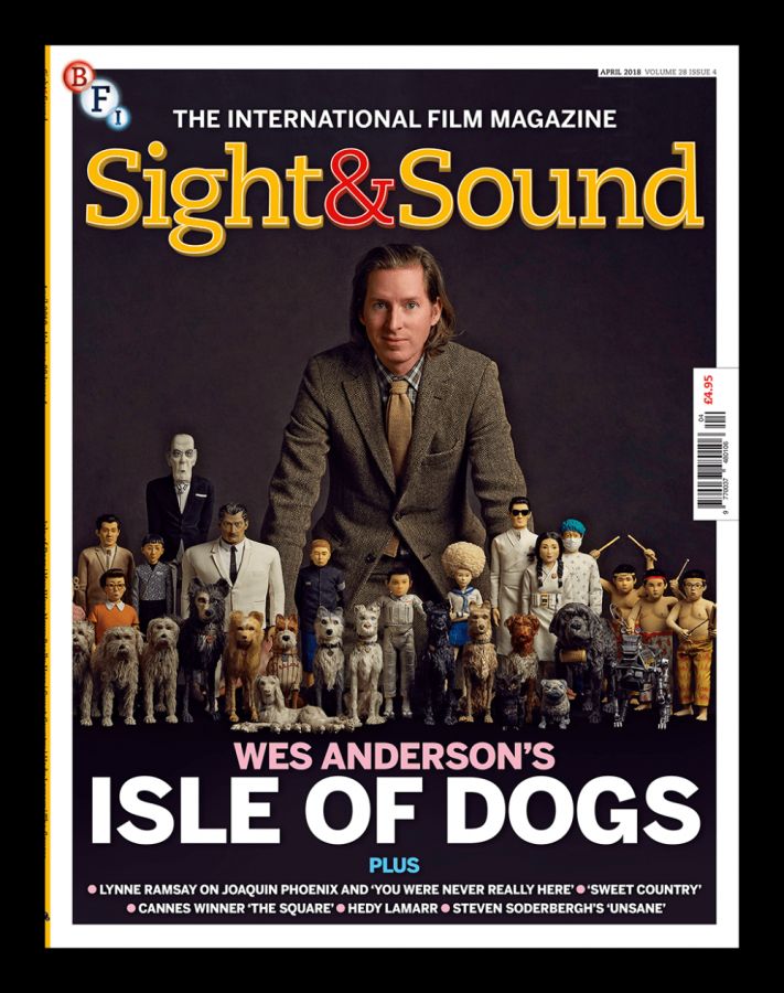 SIGHT AND SOUND magazine side cover  April 2018