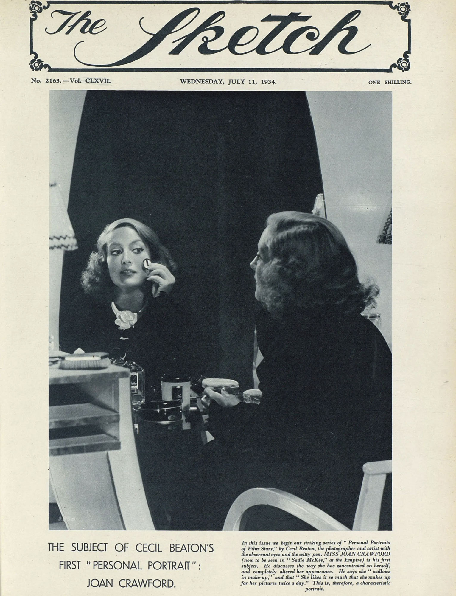 Joan Crawford magazine cover