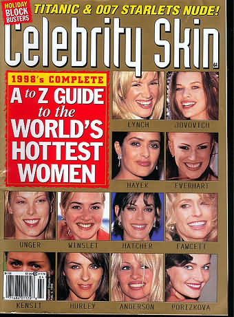 CELEBRITY SKIN magazine side cover Issue 64  1997