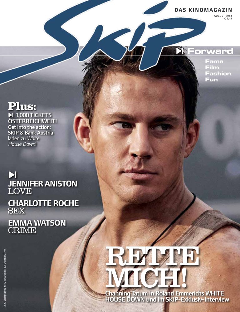 SKIP magazine cover August 2013