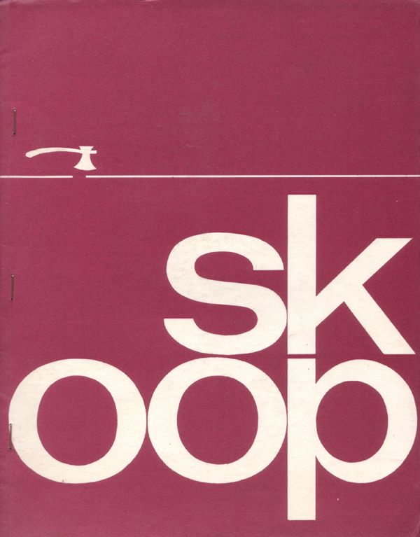 SKOOP magazine cover  Vol 1  # 2 March 1963