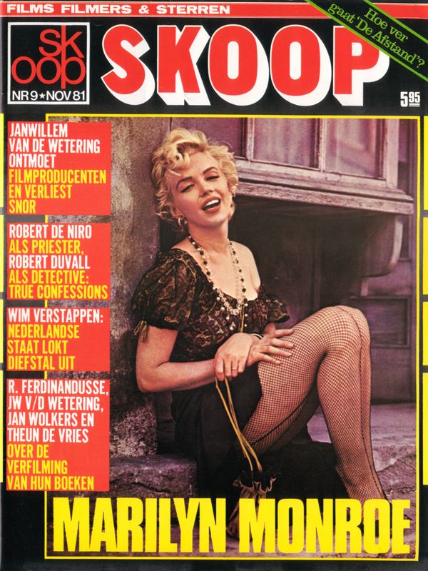 SKOOP magazine cover  Vol 17 No  9 November 1981