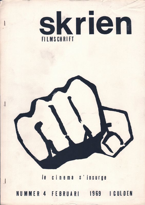 SKRIEN magazine side cover Issue 4  February 1969