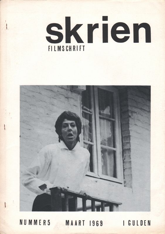 SKRIEN magazine side cover Issue 5  March 1969
