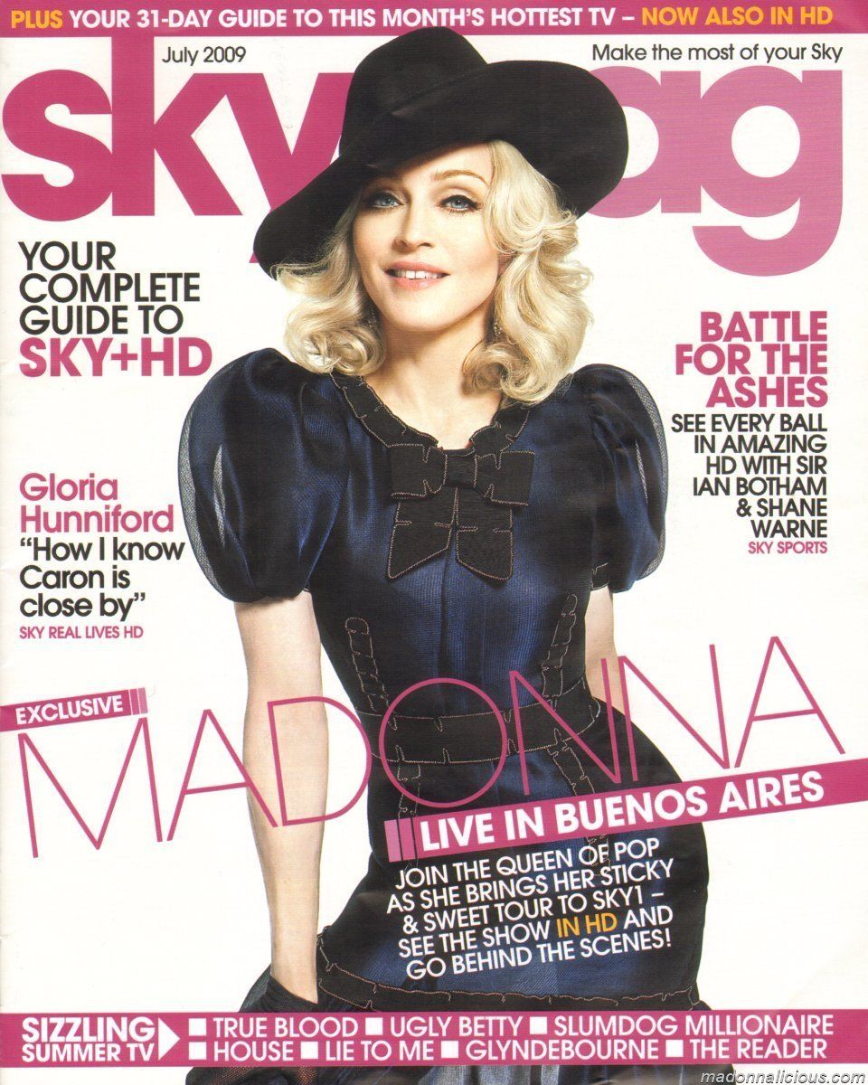 SKY THE MAGAZINE magazine cover July 2009