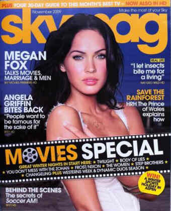 SKY THE MAGAZINE magazine cover November 2009