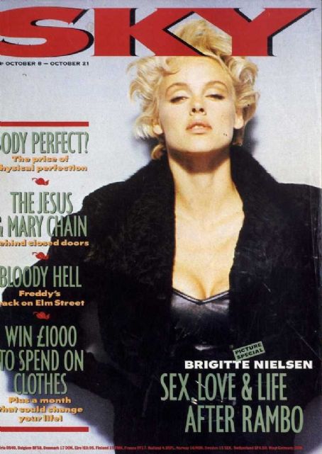 SKYMAG magazine side cover Issue 13 8 October 1987