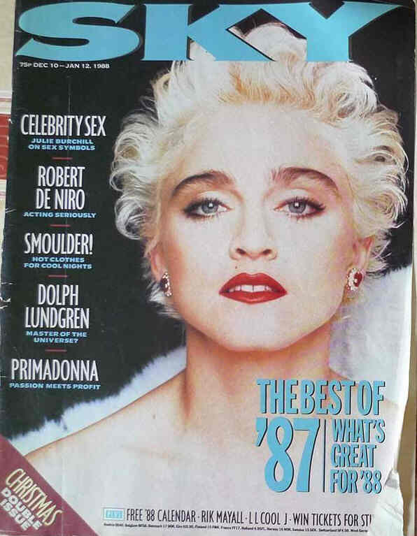 SKYMAG magazine side cover Issue 17 10 December 1987